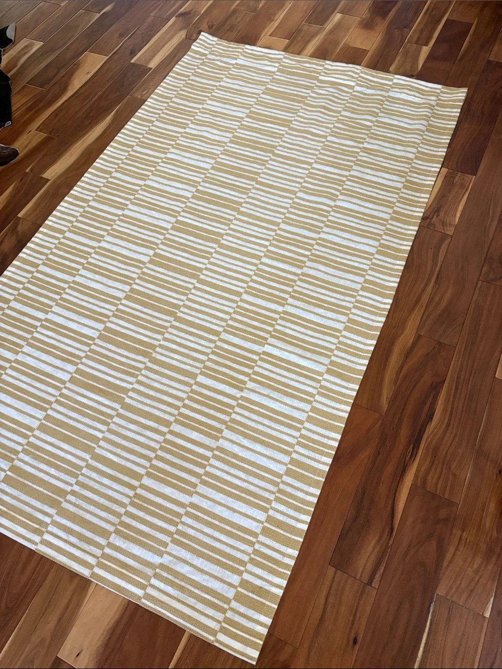 West Elm Textured Stripe Curtain Panel 48” x 84”